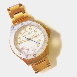 NWT MARC JACOBS WATCH Rose Gold White MBM 3409